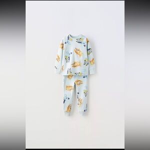 Zara Kids Pajama Set - Blue and Orange